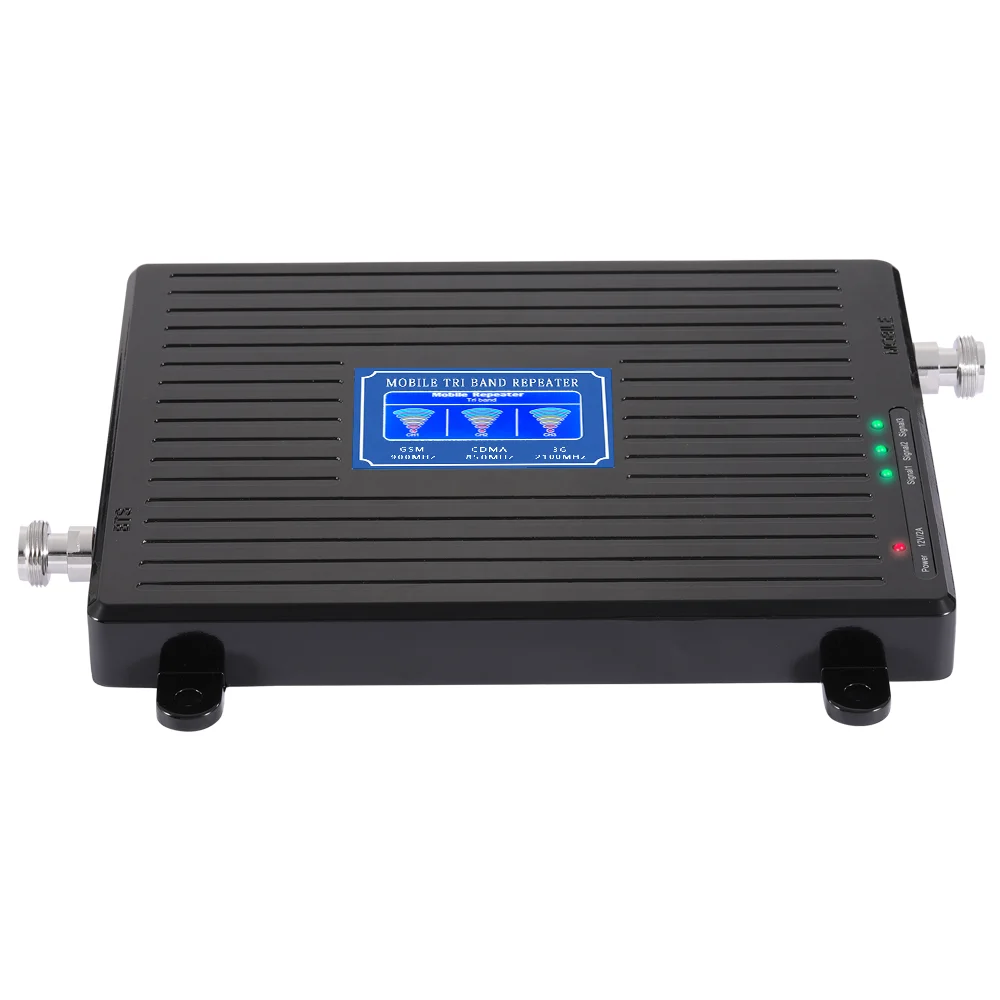 Hot Selling Gsm Cdma Tri Band 900 850 2100Mhz 4G Mobile Signal Repeater Lte Network Mobile Signal Booster/cellular