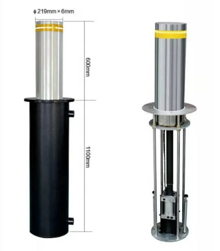 Shenzhen Factory Price Automatic Retractable Bollard Hydraulic Automatic Bollard Barrier