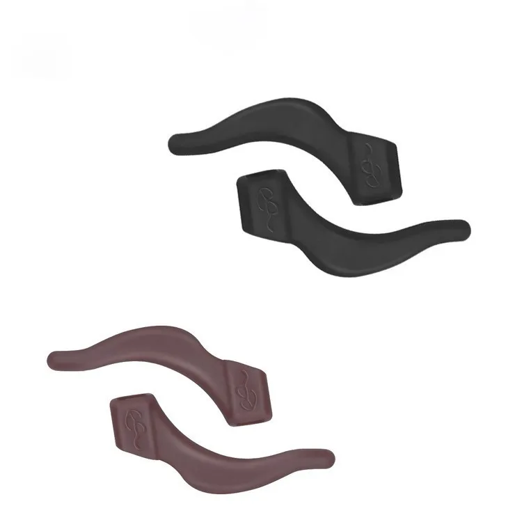 Hot selling colorful glasses  anti-slip sport adjustable eyewear retainer sunglasses safety silicone glasses ear hooks