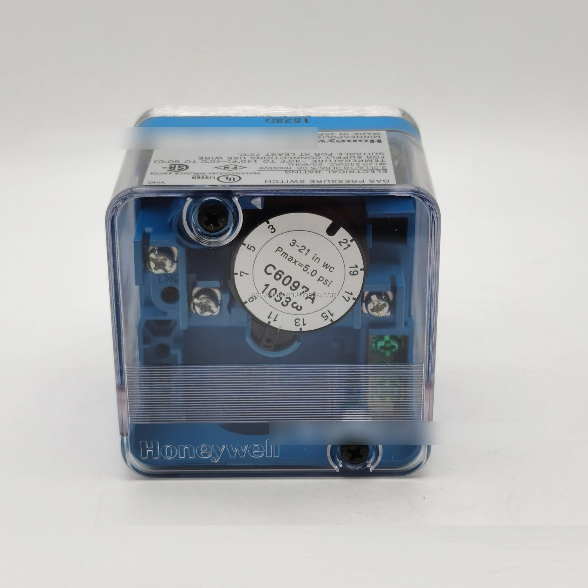 Honeywell Pressure Regulating Switch C6097 Pressure Monitor