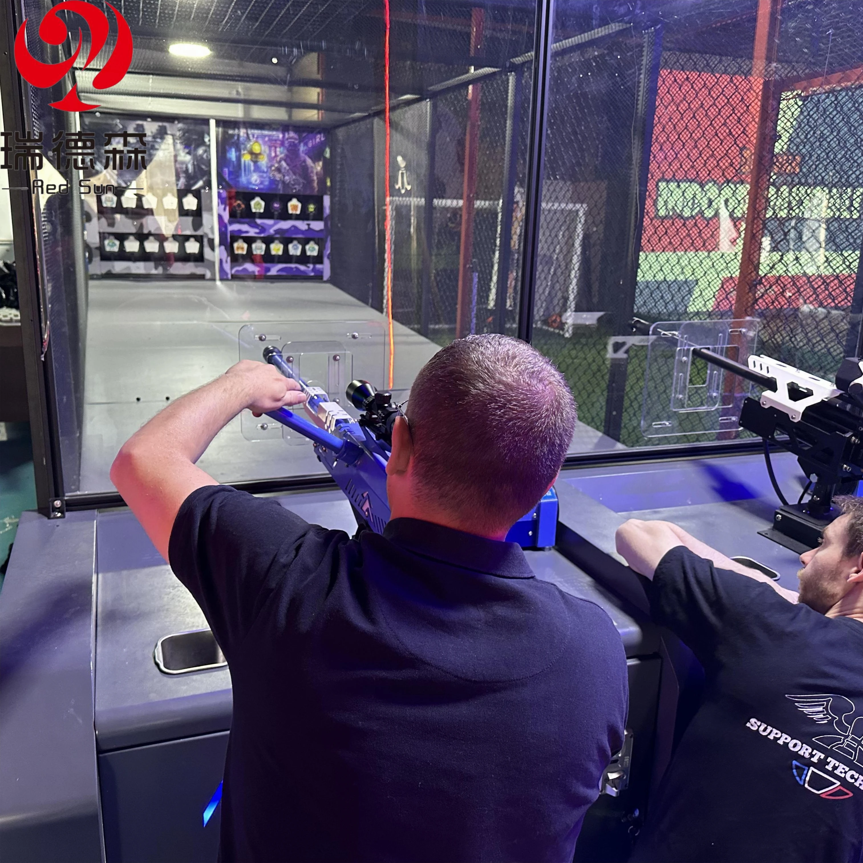 Hot Sales Target Machine Shooting System Indoor Playground Equipment Simulator Game