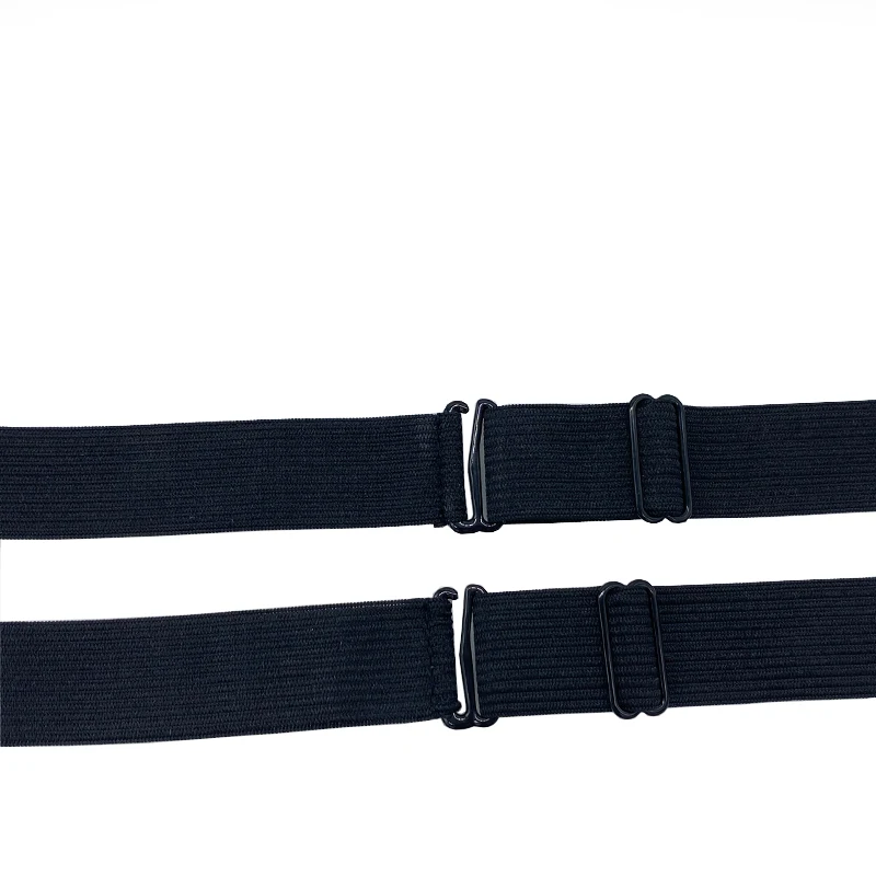 Black Color 2cm 2.5cm 3cm 3.5cm Wide Custom Logo Printed Elastic Bands For Wigs