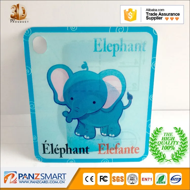 Wholesale custom Popular 3d lenticular sheet picture printing cheap 3d pictures 3d lenticular lens 3D flip postcard for gifts