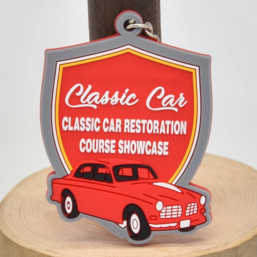 Promotional keychain customization pvc car keychain cartoon keychain custom logo key chains