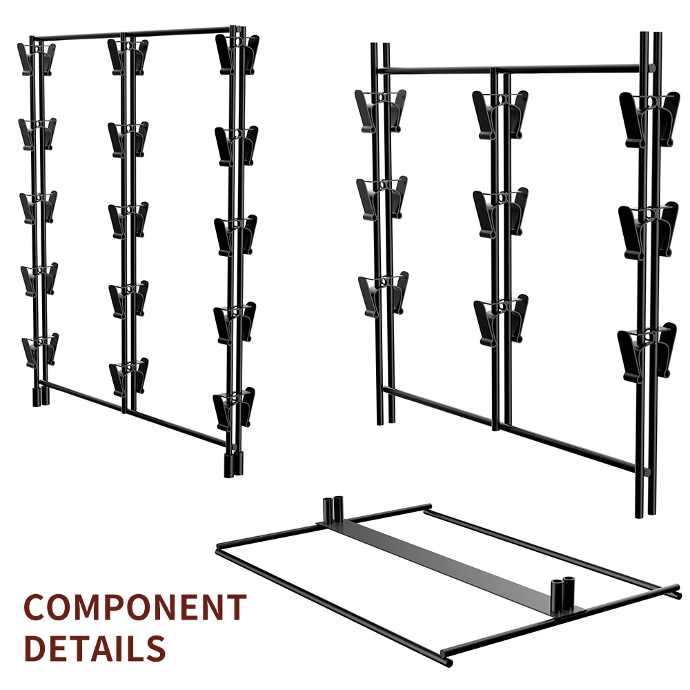 RUIMEI 3-Row Chip Stand Display for Party Candy Cart Snack Retail Display Rack Cotton Candy Bags, Chips Display Rack