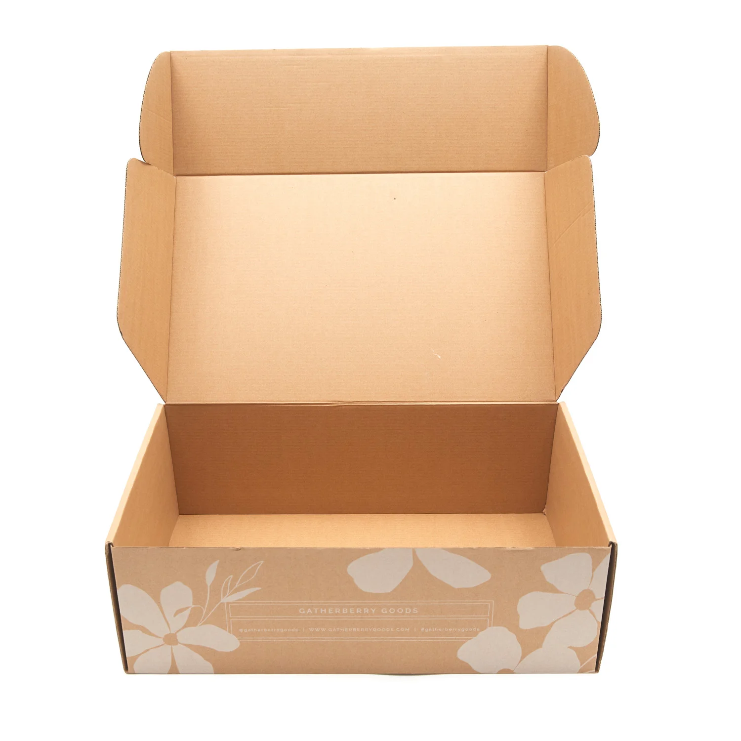 High Quality Custom Kraft Paper Corrugated Box with Silk Printing of Your Own logo