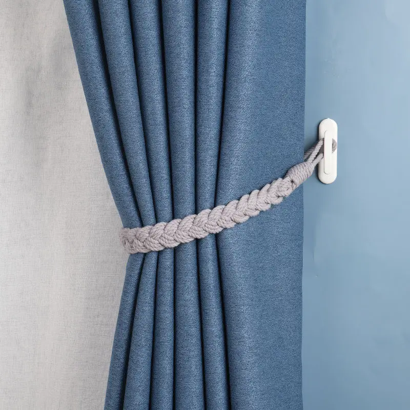 Nordic Minimalist Tassel Curtains Accessories A Pair of  Magnetic Curtain Buckle Sunblind Tieback Macrame Window Buckle