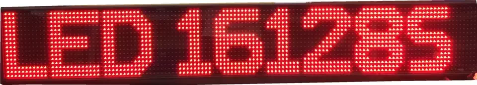 Customized inner city bus digital route number signage LED board destination sign screen display