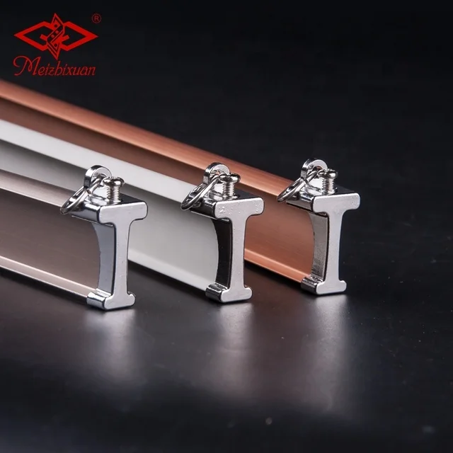 IKSUN Ceiling Mounted Hospital Curtain Track Curved Window Curtain Rail With Valance Track