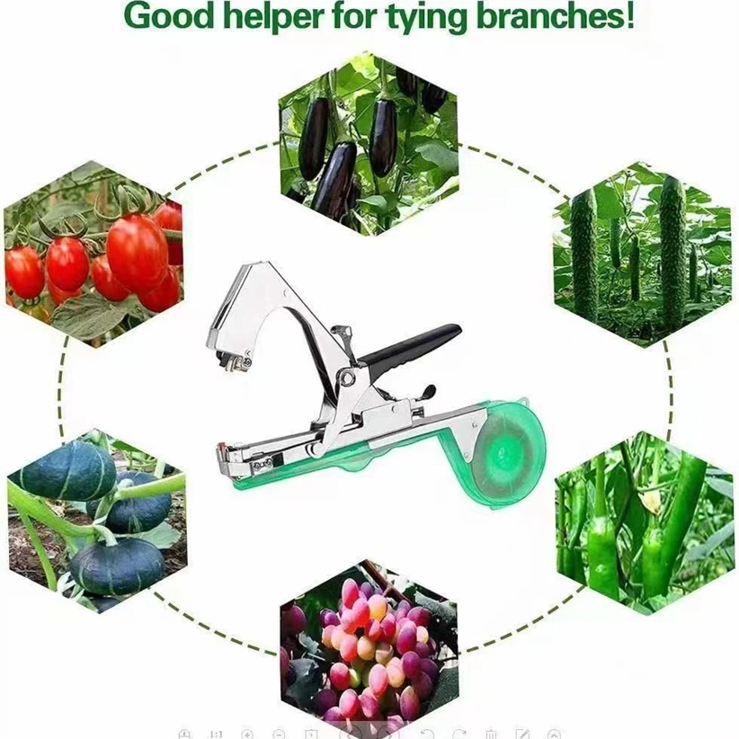 New Update Grape Tape Tool Grape Tapener Garden Tools Binding Plant Strapping Vine Plant Tying Machine