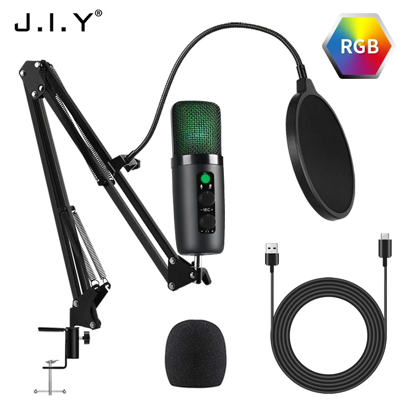 BM-501Factory usb-кабель типа c Rgb Профессиональный Компьютер портативным игровым приставкам майка Студийный конденсаторный микрофон Usb для записи портативных