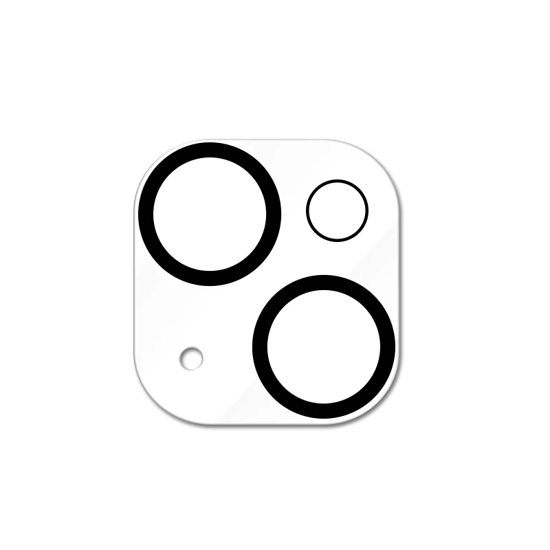 3D Silkprint Camera Lens Protector Tempered Glass Guard for iPhone 13 5.4 6.1 6.7 High Clear Protective Film
