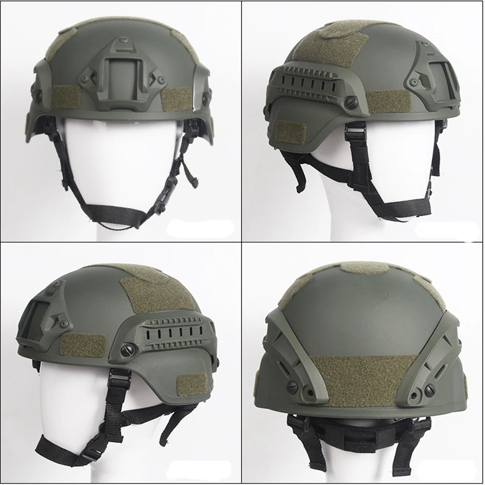 Outdoor Sports CS Game Helmet Lightweight Rail Mich2000 Helmet Vandal Equipment Hunting Training Tactical Helmet