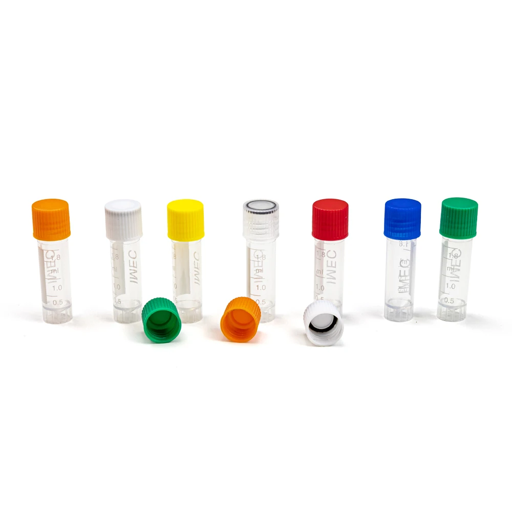Wholesale Price  Pp Plastic Clear Gamma Ray Sterile Pp Cryovial Plastic Test Tubes Cryo Vials Tube