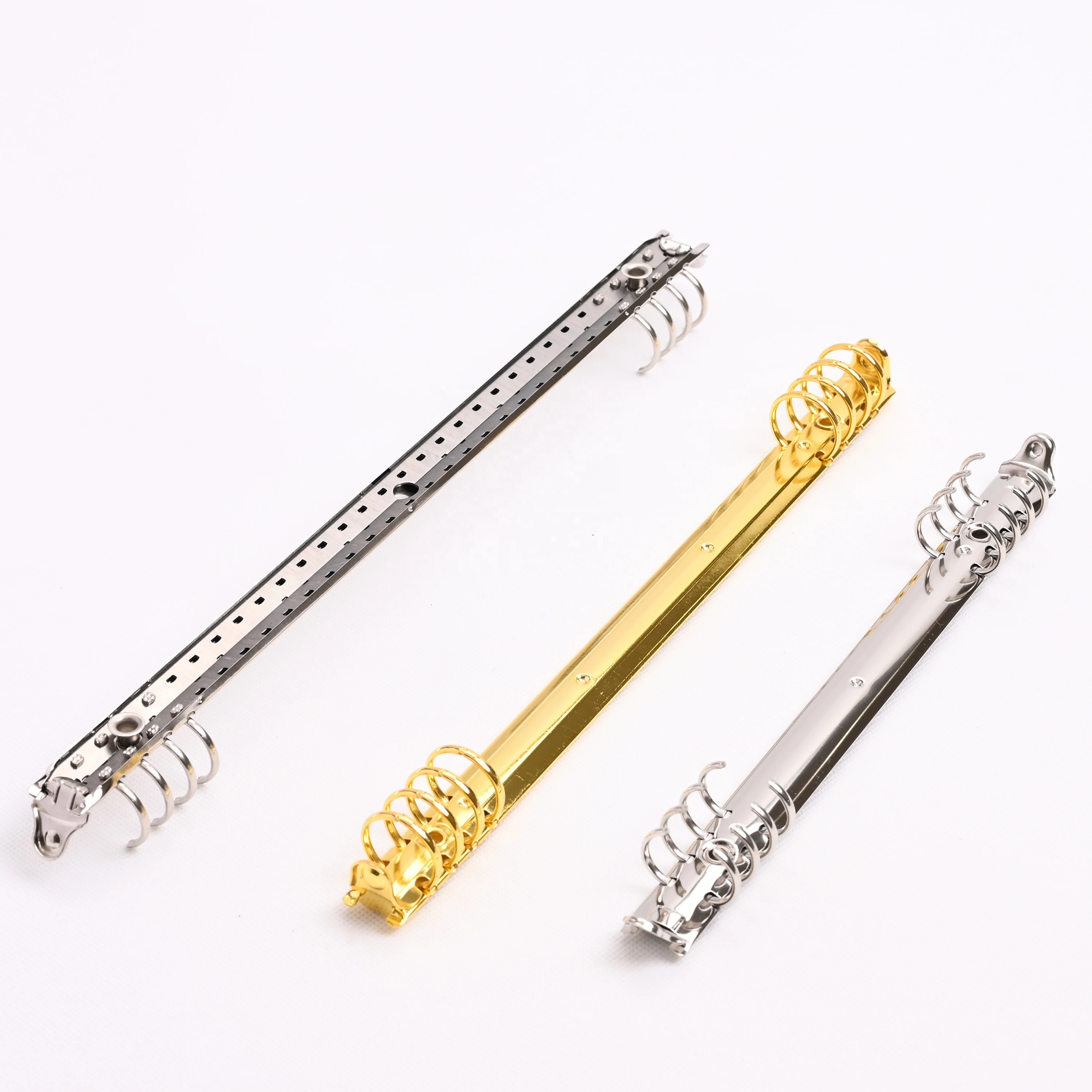 Wholesale High Quality Multi-sized Colorful O-Shaped 3 6 9 Ring Binder with Switch Loose Leaf Binder Clip For Budget Binder