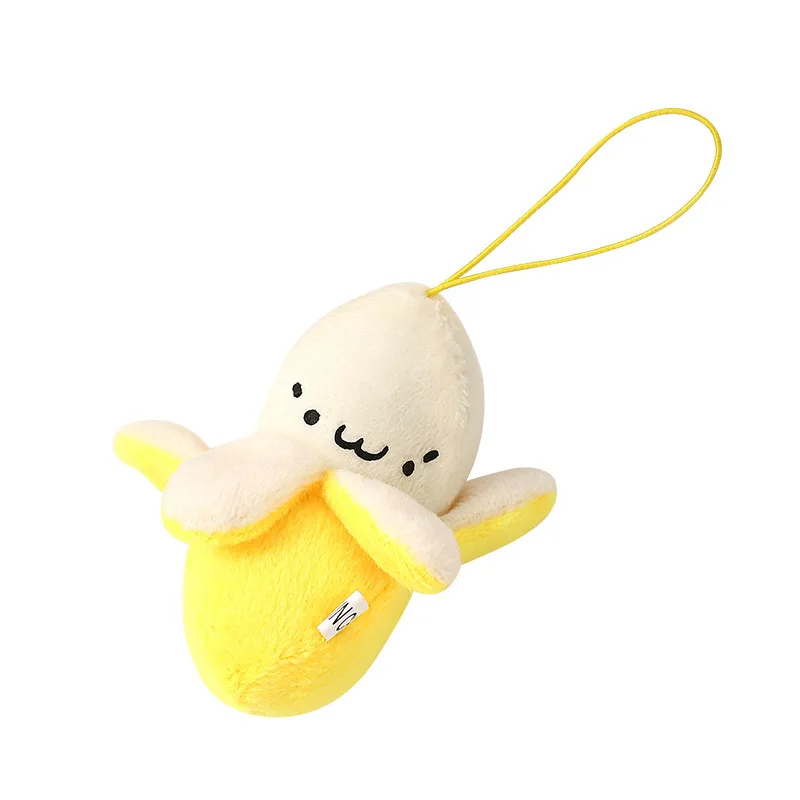 2023 Custom toys Cute things cute emojis small banana backpack hanging decoration plush keychain toys