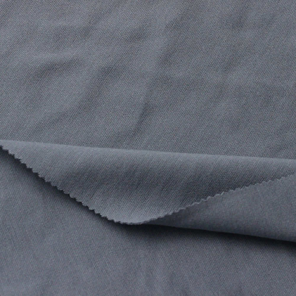 Customized 295Gsm Polyester Rayon Spandex Knitted  Ponte Solid Color roma Fabric for Clothing