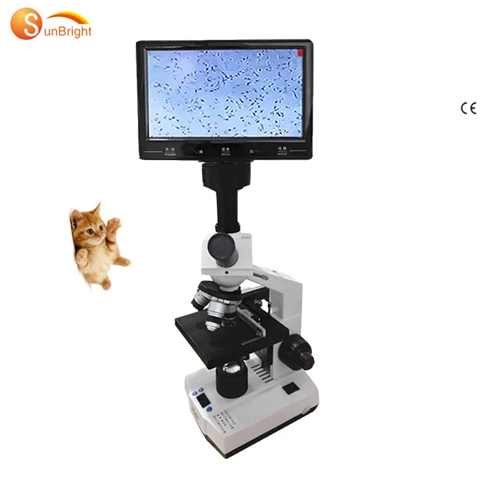 digital microscope animal sperm analyzer microscope for Veterinary
