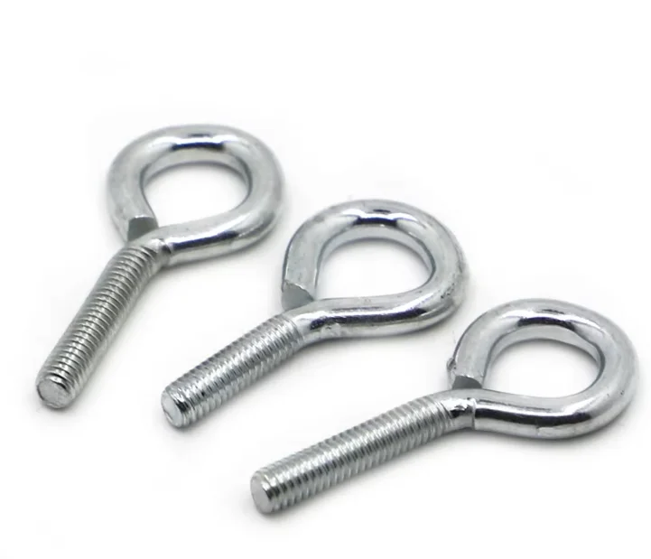 stainless steel Sheep Eye Screw Closed Hook With Ring Screw Lifting Ring Sheep Horn Eye Bolt