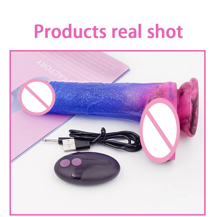 Multi-point Stimulation Remote control Colorful Huge Dildo Sex Toys For Women Masturbation Men Penis Vagina Sex Product