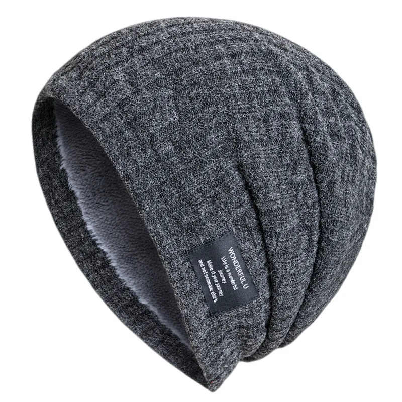 Wholesale Acrylic Plaid Jacquard Knit Insulated Slouchy Knit Oversized Long Winter Slouch Rasta Hat Reggae Cap Beanie for Women