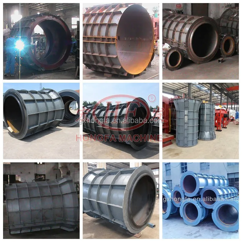 culvert mould concrete waste water drainage pipes making machine processing machines line pipe production machine making pipes