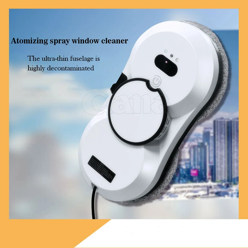 Qana smart water spray robot household automatic cleaning glass artifact dry and wet dual-use ultra-thin glass cleaner