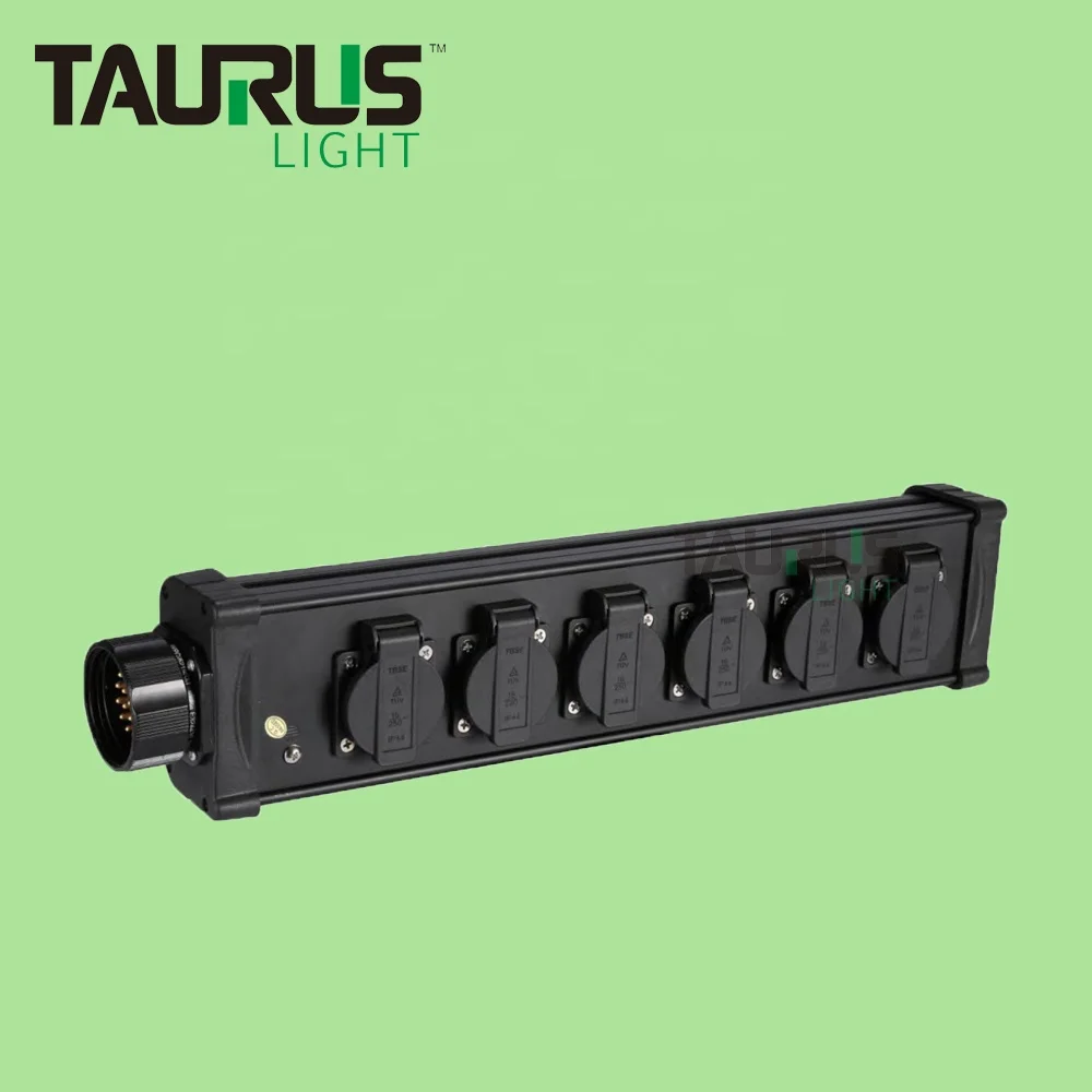 19pin Socapex to European Socket Power Box