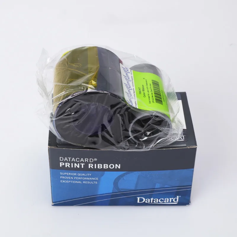 Original Datacard 535000-003 YMCKT Color Ribbon 500prints use in CP40 Plus CP60 Plus CP80 CD800 Plus Card Printer