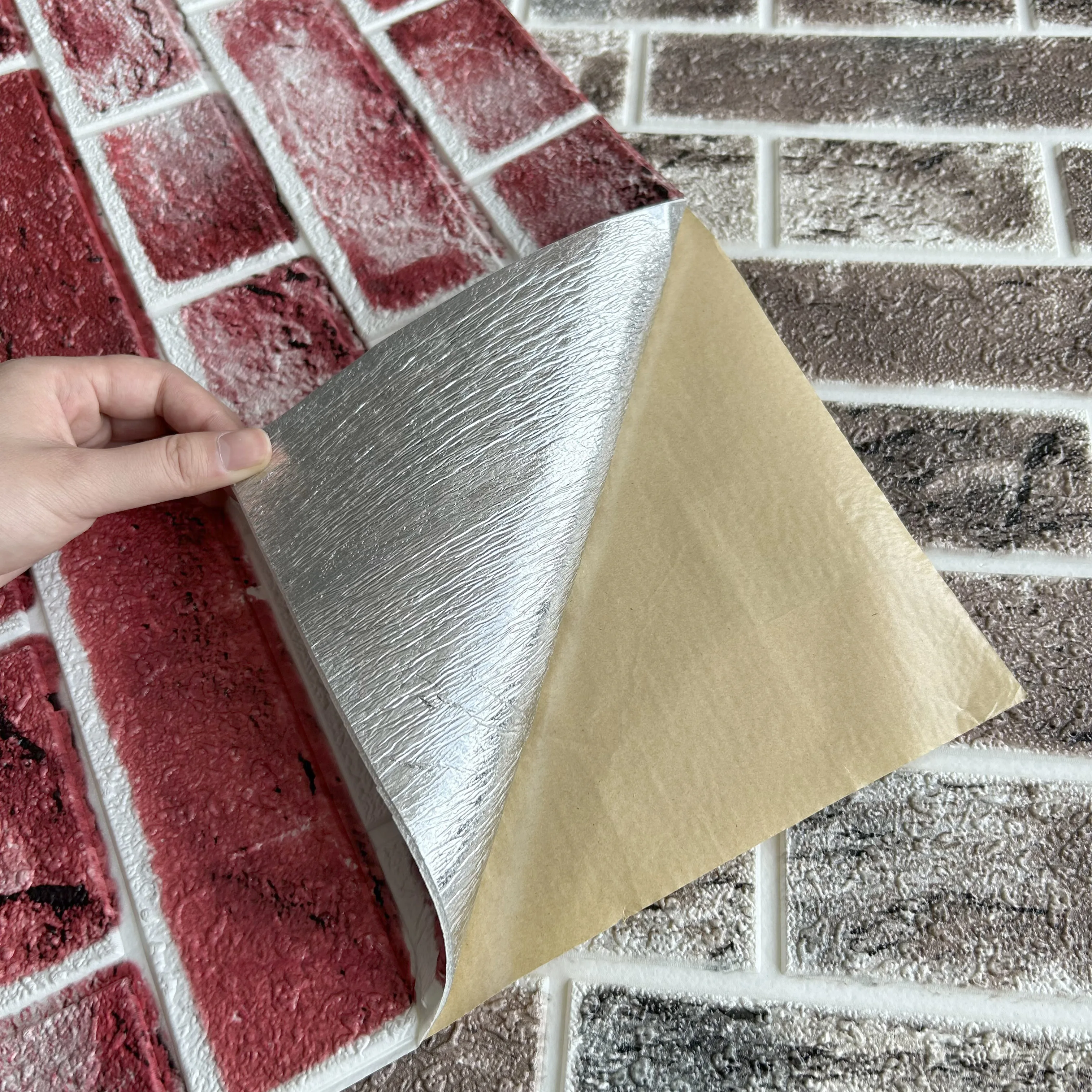 Apartment Wall Paper Sticker 3d Self Adhesive Wallpapers/Wall Coating 3d Diy Peel And Stick Wall Tile