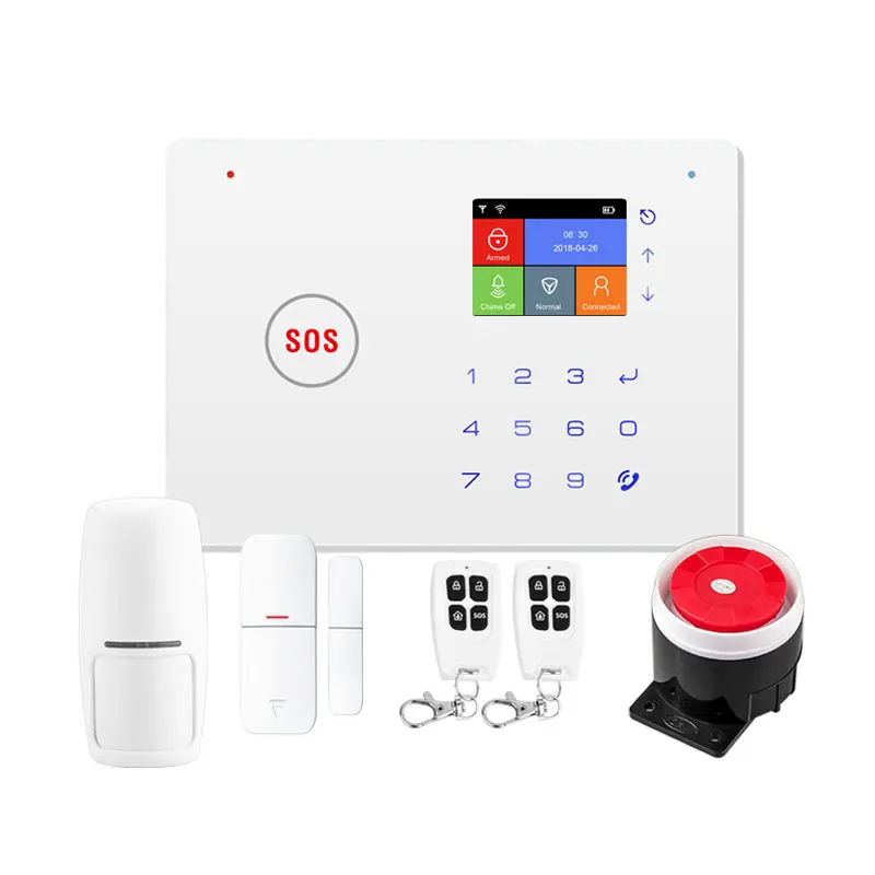 Home security gsm alarm system wifi alarm home security system wireless LYD-112WG