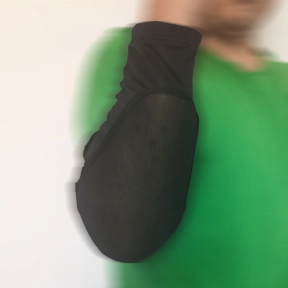 CE Level 2 yellow breathable pu soft MTB Mountain Bike Downhill Enduro Elbow Pad Black Adult Thin Shoulder Protector