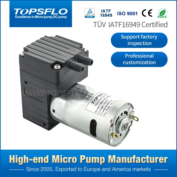 Micro Diaphragm Air Pump for Gas suctioning