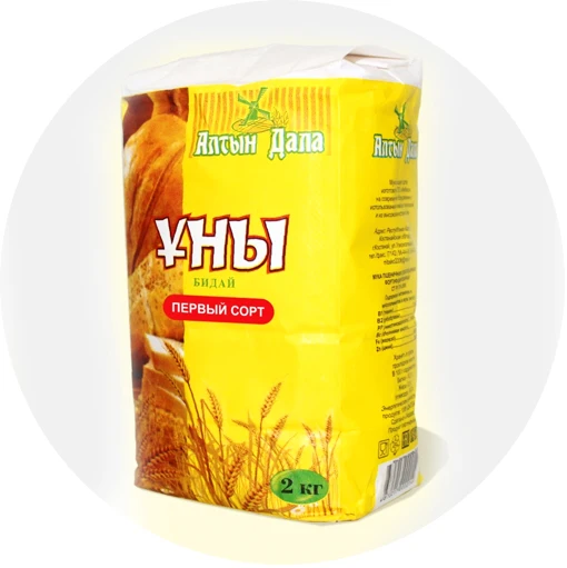 Первоклассная пшеничная мука Altyn дали от производителя, 2 кг