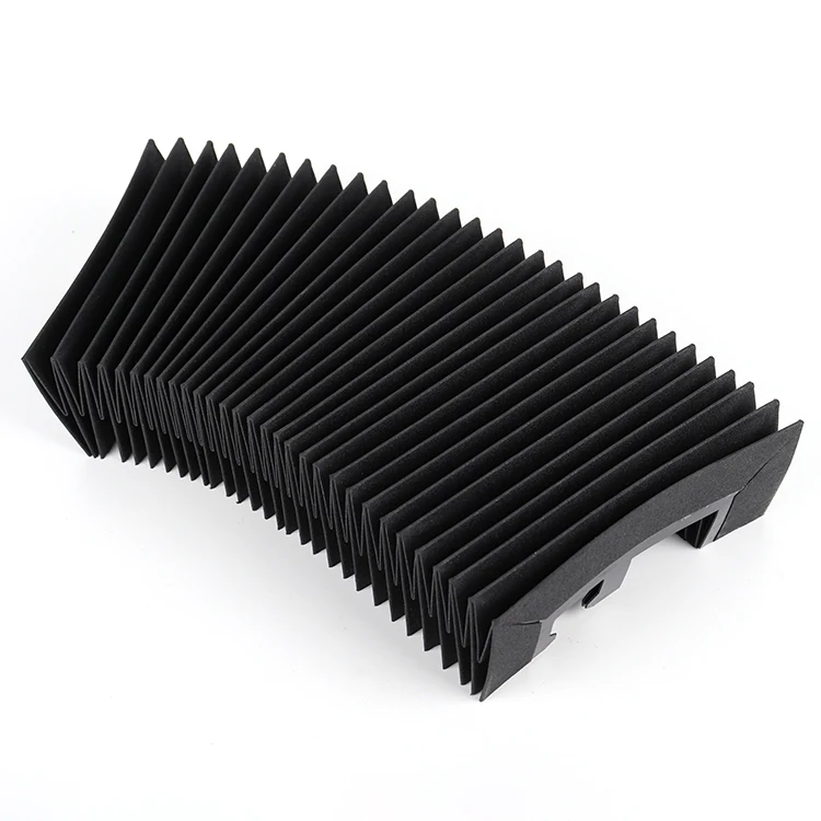 Fabric Dust Cover Accordion Bellows Rod Shaft Cover Round Bellows With Cuff Ends Cover Rod Cylinder Hydraulic