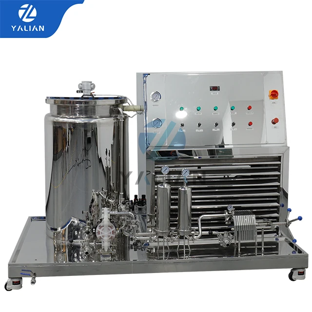 YALIAN 50l 100l 200l Perfume Making Chiller Machine Fragrance Production Equipment Perfume Freezing Mixing Filter Chilling Machine
