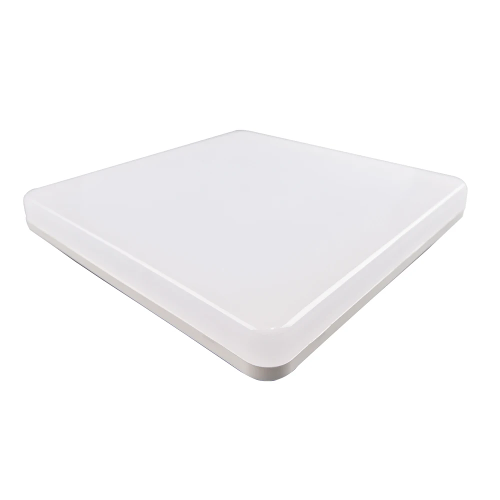 IP54 Frameless Round and Square PC LED ceiling lamp for bath room