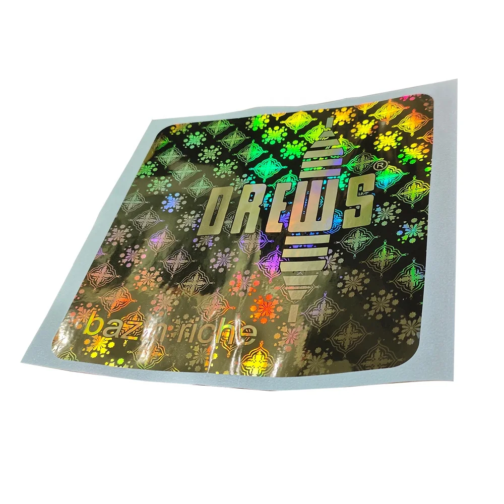 Наклейки с голограммой Cmyk логотипом на заказ производитель