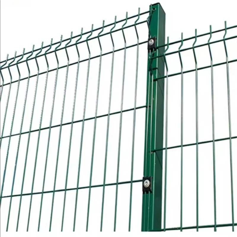 Factory Professional Pvc Coated Metal Outdoor Garden Fence V Bend Triangle Bend Fence Panel Custom 3d Curved Wire Mesh Fence