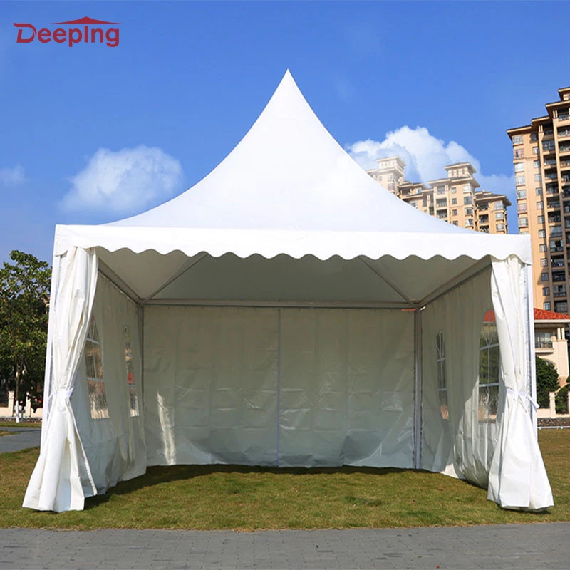 Glamping 5x5 aluminum gazebo tent small party connectable gazebo party frame tent gazebo tents for sale