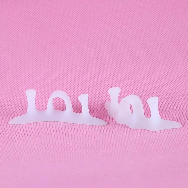 Hot Selling Silicone Gel Toe Pain Relief Protectors  Hammer Toe Toe Separator Hallux Valgus Orthodontic Device