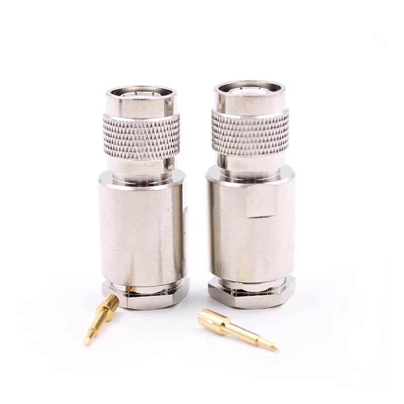 RF connector TNC male connector with LMR400 cable Clamp