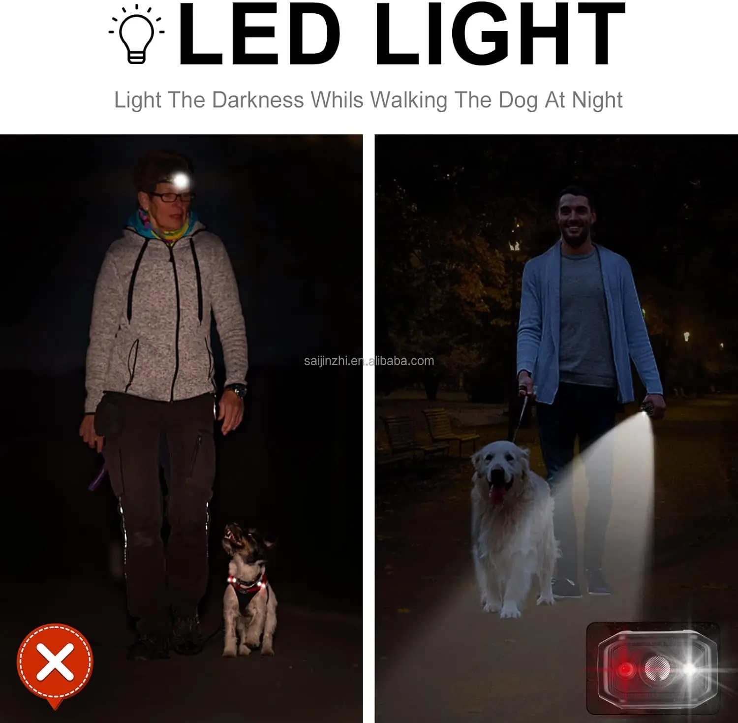 NEW Rechargeable 3 mode 1200mah Dog Bark Deterrent Outdoor Sonic+Laser Repellent Professional Anti Barking Device