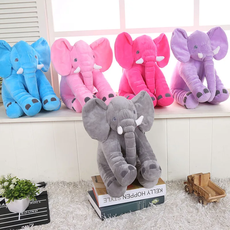 Hot Selling Wholesale Cute Elephant Stuffed Animal Plush Toys for Children Sleeping Best Gifts