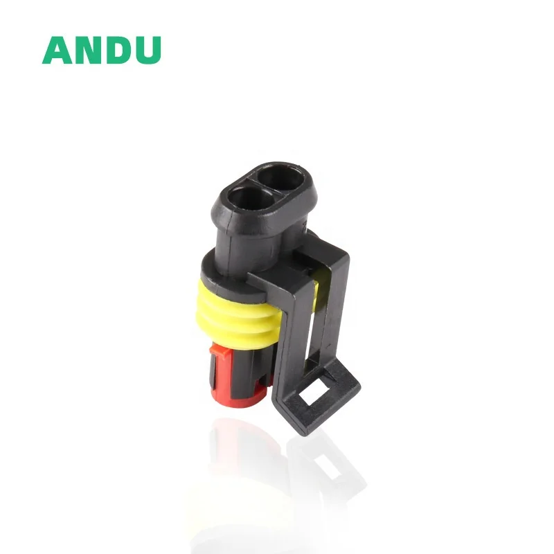 
ANDU DJ7021-1.5-11/21 2 pin male female waterproof electrical wire car automotive ecu connector for car 