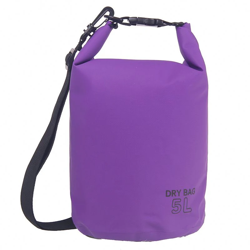 Custom Logo Dry Bag Waterproof Bag With Adjustable Strap 5L PVC Waterproof Backpack