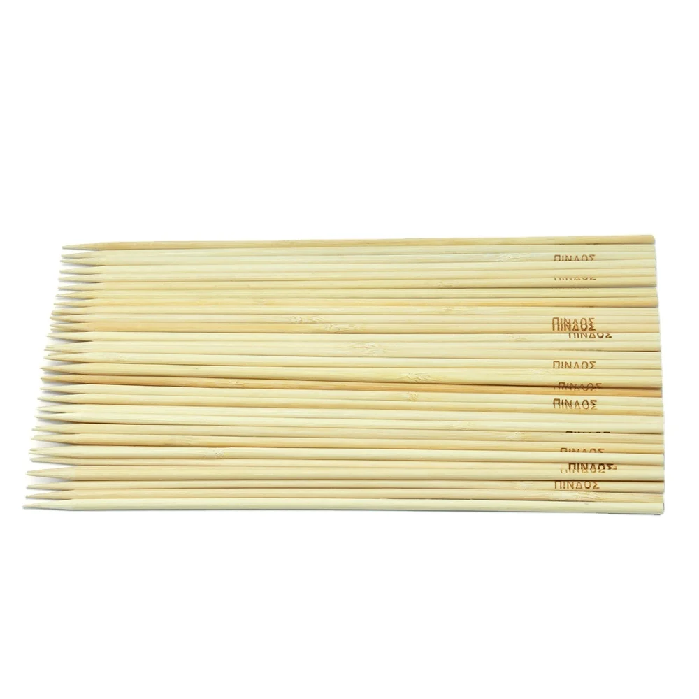Factory price disposable round  bamboo skewer with  customized logo