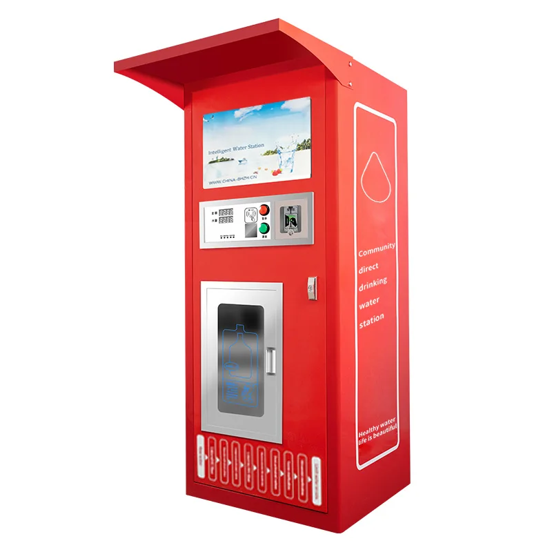 Reverse Osmosis Small Refill blue red color Ro Drinking Purified Bottled filling Water Vending plant Machine For Drinking Water