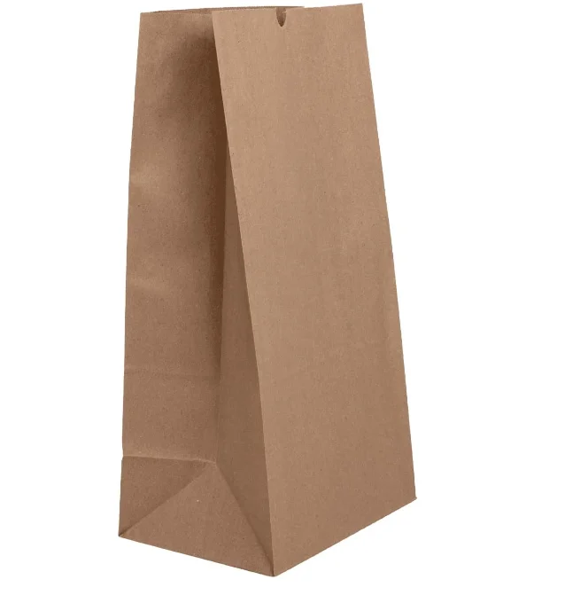 Kraft Paper Bags, Pack Of 500 Bags (3 LB, Brown)