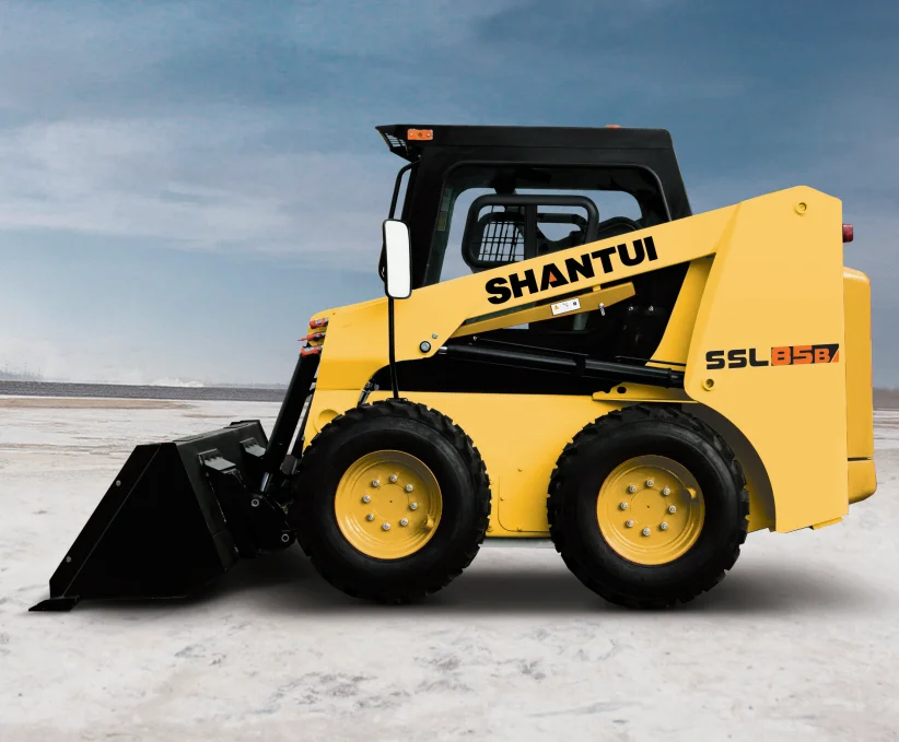 Shantui Ssl85b skid steer loader Lower Price China Top Brand New 1200kg 0.54m3 Bucket Skid Steer Wheel Loader for Sale